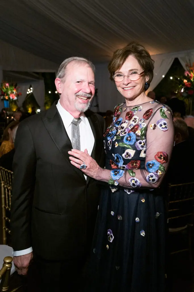Marc Grossberg, Bobbie Nau at 'The Centennial Ball' benefiting Houston Zoo. (Photo by Daniel Ortiz)