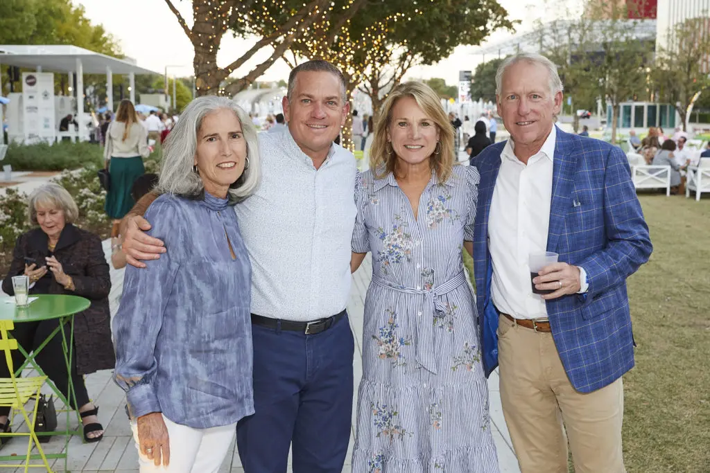 Mary & Wade Vache, Jennifer Staubach Gates and John Gates (Photo by Tamytha Cameron and Nate Rehlander )