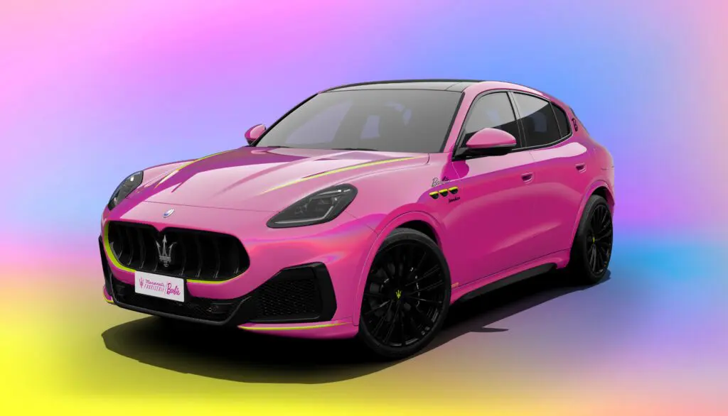 Created in partnership with Neiman Marcus as part of the retailer's 2022 Fantasy Christmas Gift Guide, only one Grecale Trofeo SUV has been allocated for the United States. (Courtesy Maserati)