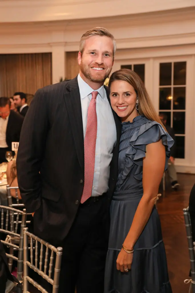 Matthew & Caroline Reckling at 'An Evening in Rice's Honour.' (Photo by Priscilla Dickson)