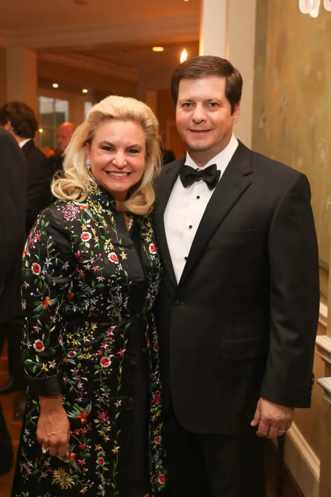 Merritt & John Marinelli at 'An Evening in Rice's Honour.' (Photo by Priscilla Dickson)