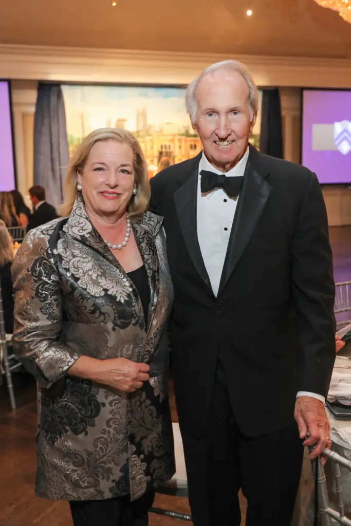 Molly & Jim Crownover at 'An Evening in Rice's Honour.' (Photo by Priscilla Dickson)