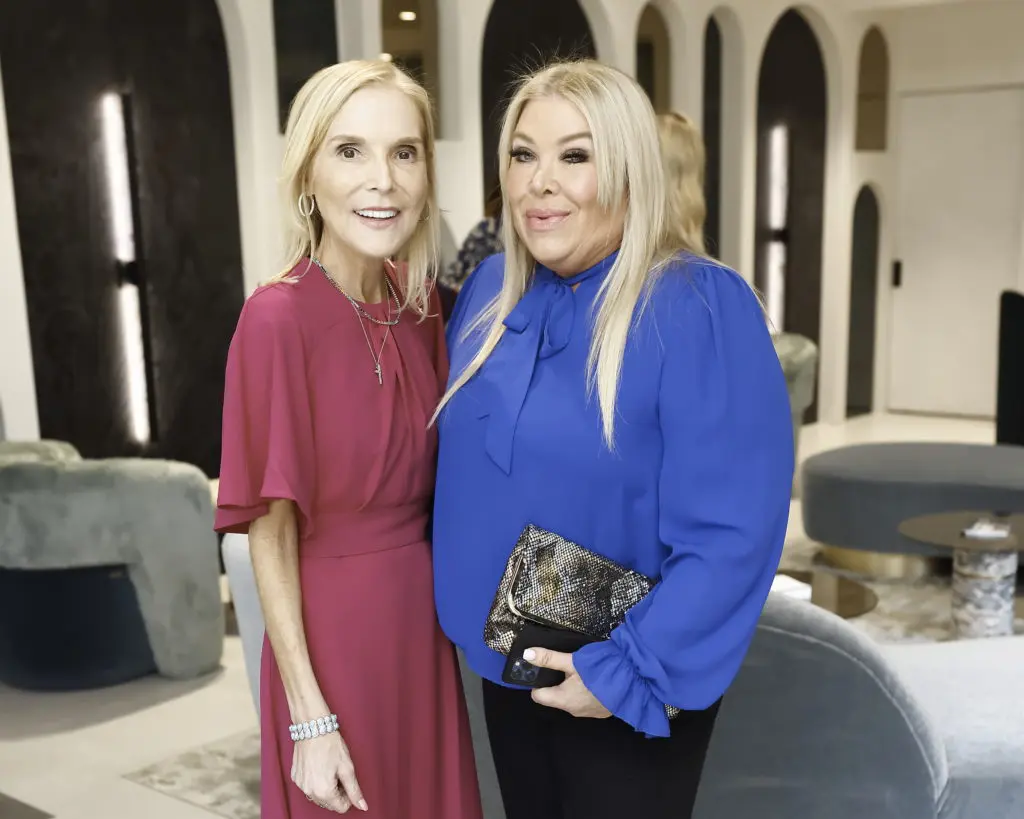 Kristen Cannon, Lara Bell at the Una Notte in Italia luncheon held at Zadok Master Jewelers. (Photo by Quy Tran)