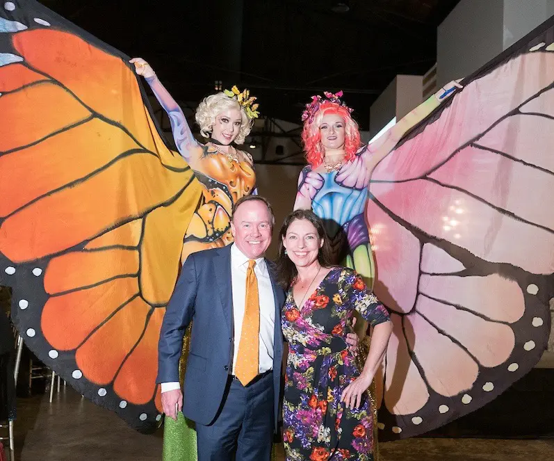 Robert & Cullen Muse at Houston Audubon's 'Avian Affair' held at The Revaire.  