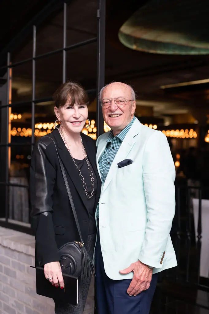 Shelby Hodge & Shafik Rifaat at the La Nuit du Caviar held at The Astorian.
