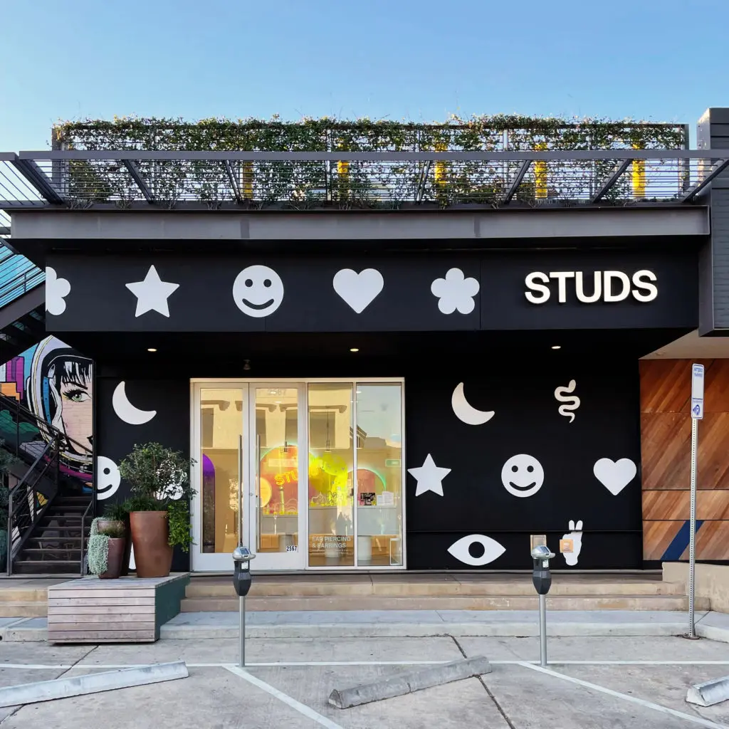 The 1,113-square-foot Studs store is located at 2567 Amherst in Houston's Rice Village.