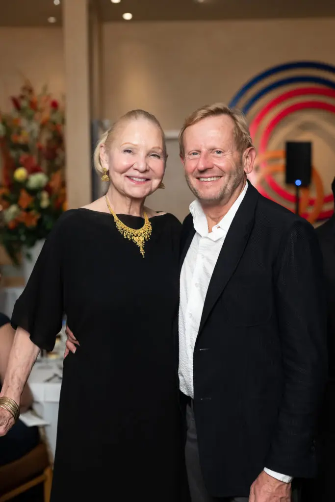 Sylvia & Mark Russell at the 'Honoring Texas Victims' dinner at Tony's  (Photo by Daniel Ortiz)