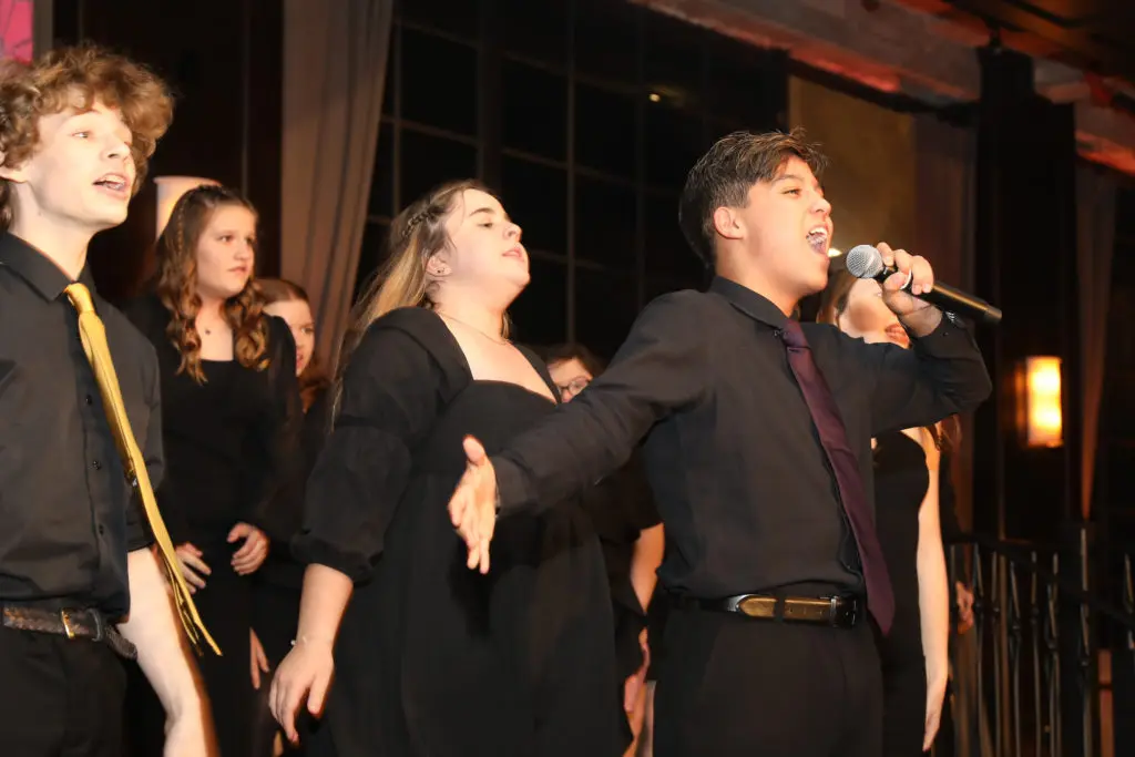 TUTS Education performers at the 'Lights Up' gala. (Photo by Priscilla Dickson)