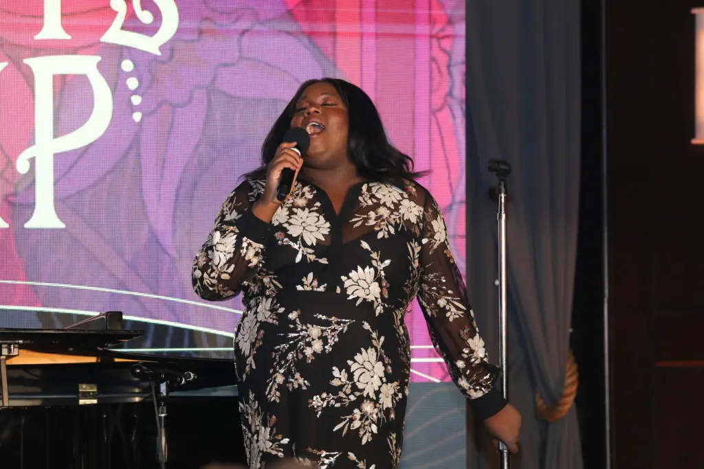 Broadway, TV and movie celebrity Alex Newell performing at the TUTS 'Lights Up' gala at The Astorian. (Photo by Priscilla Dickson)