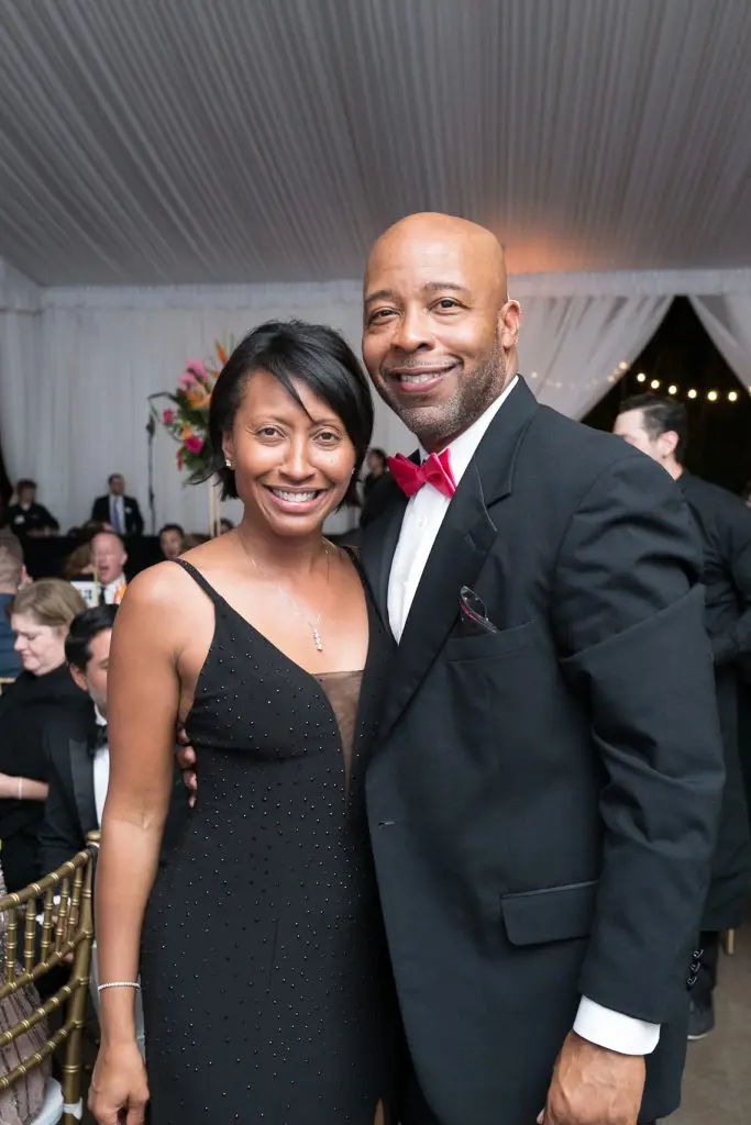 Tandra & Derrick Perkins at 'The Centennial Ball' benefiting Houston Zoo. (Photo by Daniel Ortiz)