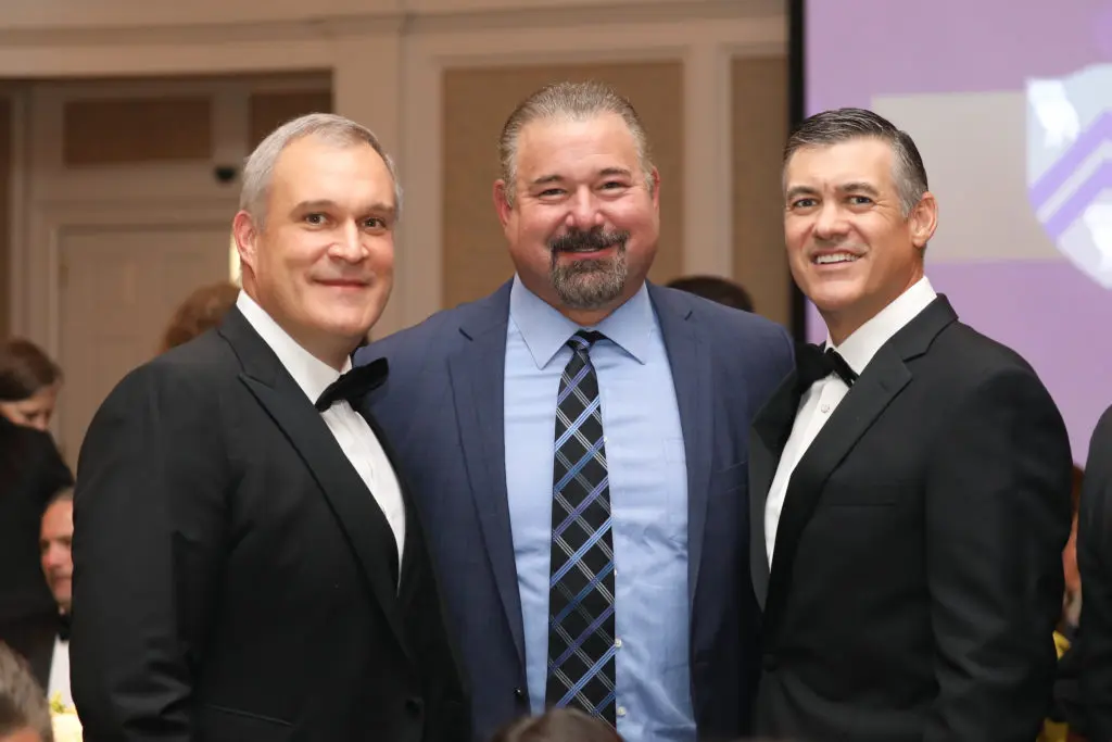 Tom Hetherrington, Mike Applebaum, Mile Wilson at 'An Evening in Rice's Honour.' (Photo by Priscilla Dickson)