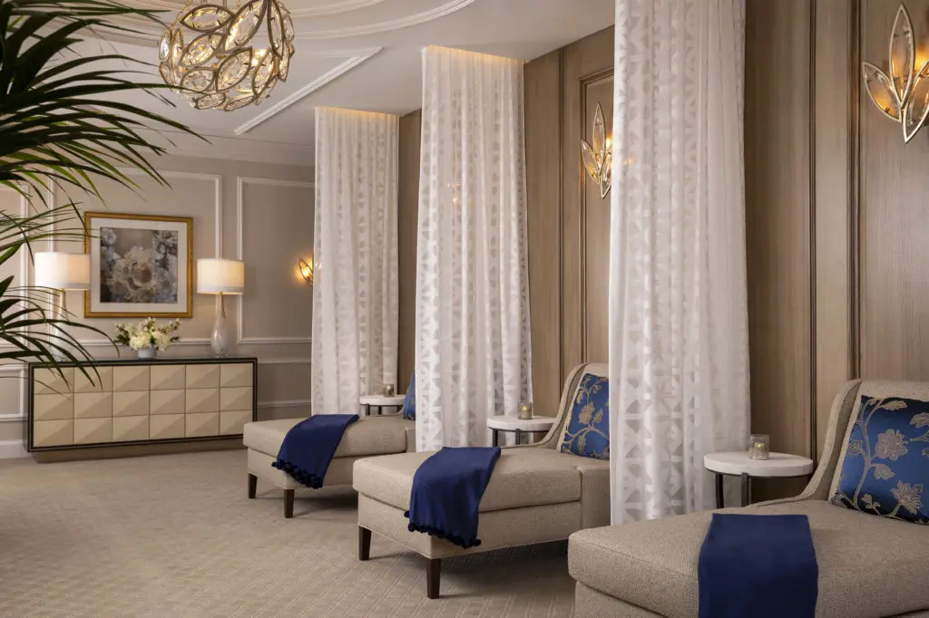 Between spa appointments you can relax in the Trellis Spa Tranquility Room.  (Photo by Courtesy of The Houstonian Hotel, Club and Spa)
