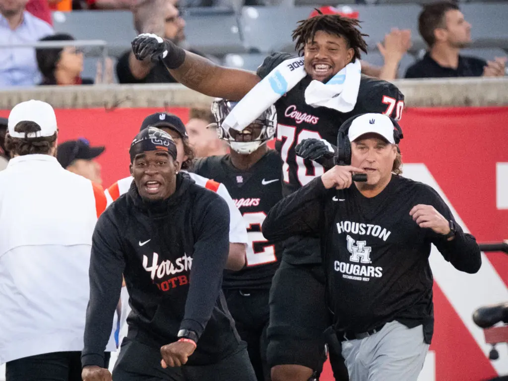 University of Houston coach Dana Holgorsen and the Cougars are excited about their new Big 12 life. But they need to make the fans excited by their play. (Photo by F. Carter Smith)
