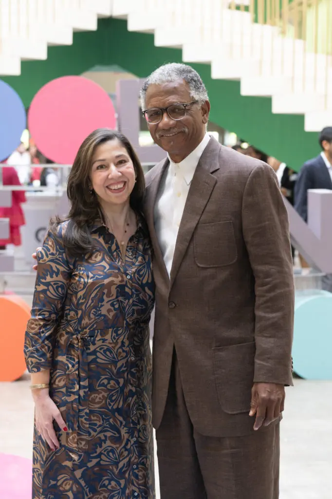 Veronica Garcia, State Representative Harold Dutton at Good Reason Houston's 'Be the Reason' cocktail fundraiser. 