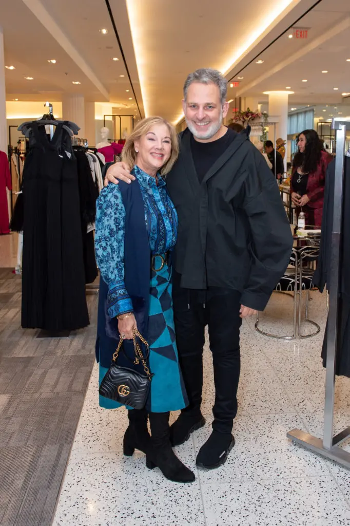 Wendy Burks and Kobi Halperin at Tootsies for a midday champagne fashion presentation. (Photo by Jacob Power)