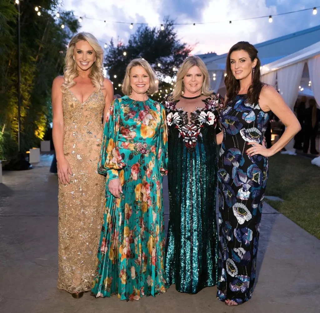 Zoo Ball after-party chair Chita Craft, gala chairs Kelley Lubanko and Kelli Weinzierl, and auction chair Jordan Seff. (Photo by Daniel Ortiz)