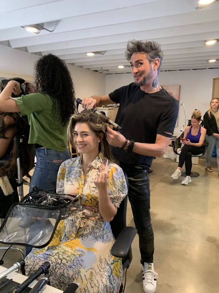 Clyde Haygood styled hair.