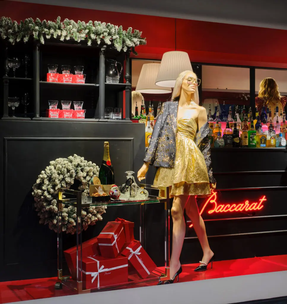 2022 Baccarat Holiday Window at Neiman Marcus Downtown Dallas