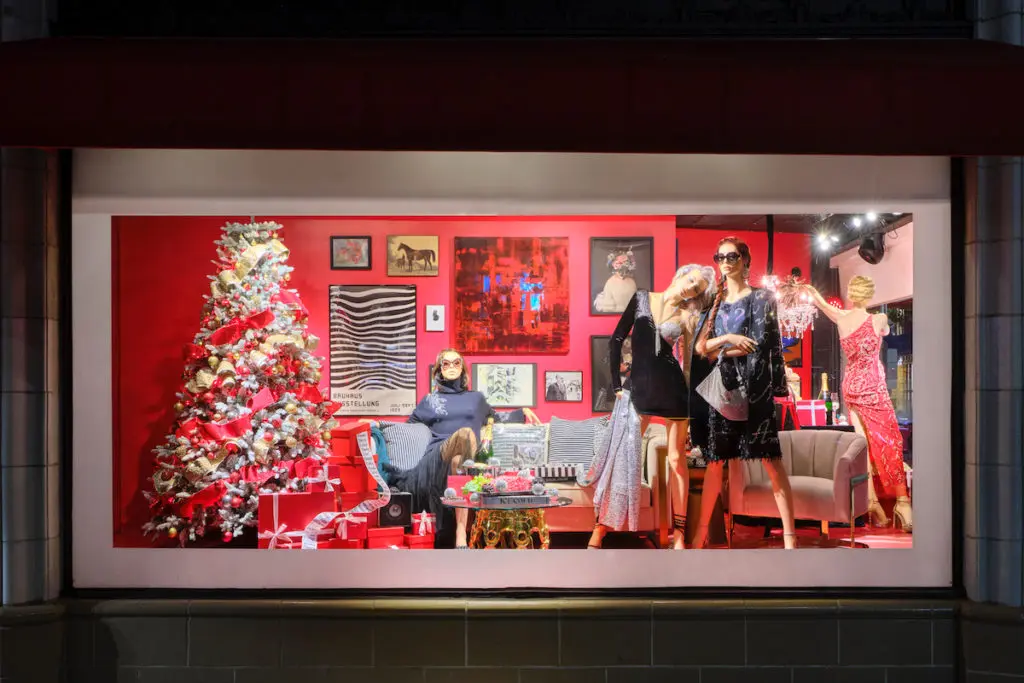 2022 Baccarat Holiday Window at Neiman Marcus Downtown Dallas