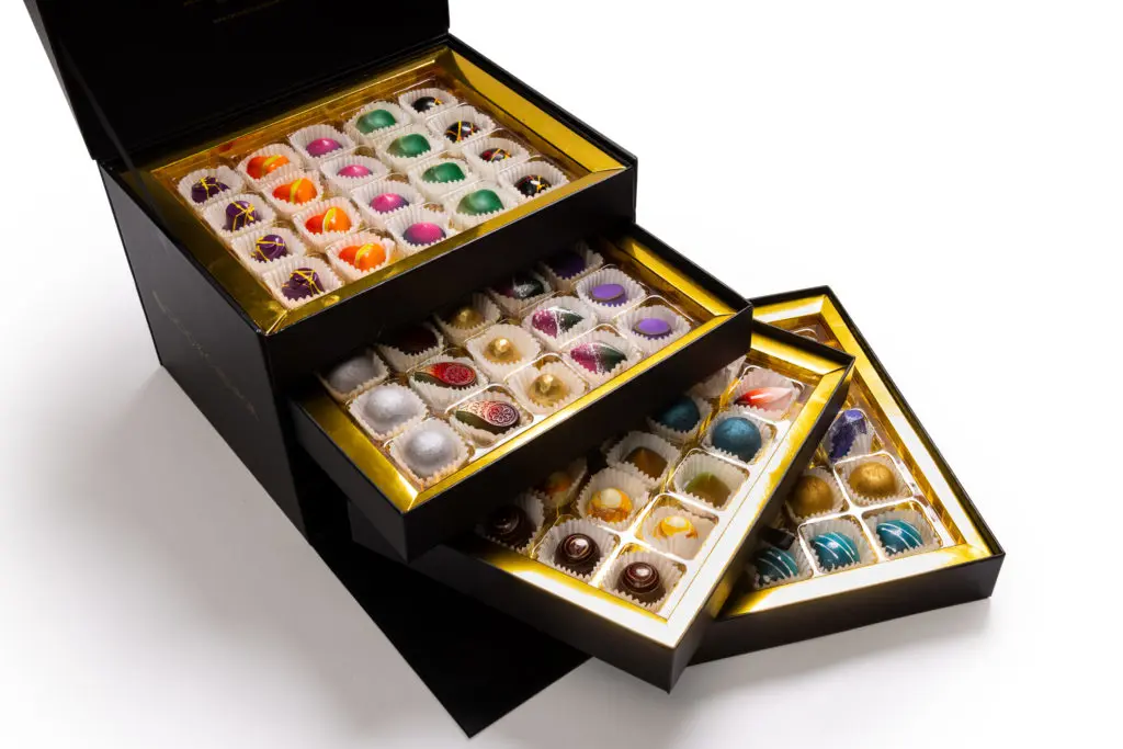 The ultimate box of chocolates (exotic) from Cacao & Cardamom