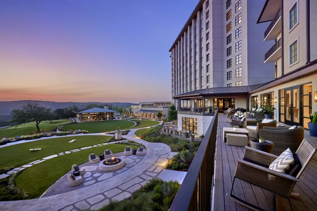 Omni Barton Creek exterior view. 