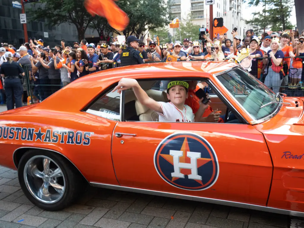 Yes, Houston Astros fans are creative. (Photo by F. Carter Smith)