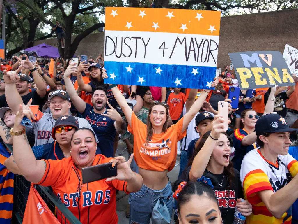 Dusty Baker has become a hugely popular figure in Houston. (Photo by F. Carter Smith)