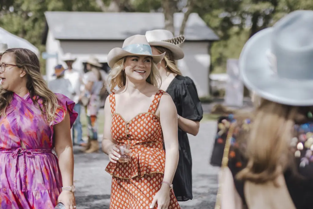 Audrey Sarver at The Cotton Pearl Motel brunch reveal in Round Top. (Photo by Daniel Ortiz)
