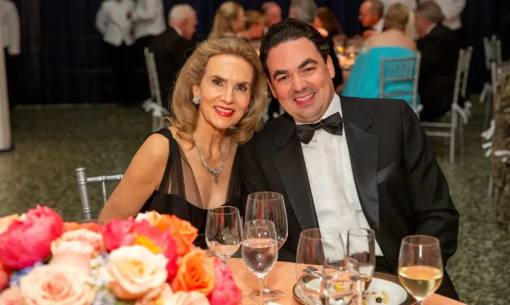 Celina Hellmund, Leon Brener-Hellmund at the  Museum of Fine Arts Houston Grand Gala Ball   (Photo by Jenny Antill)