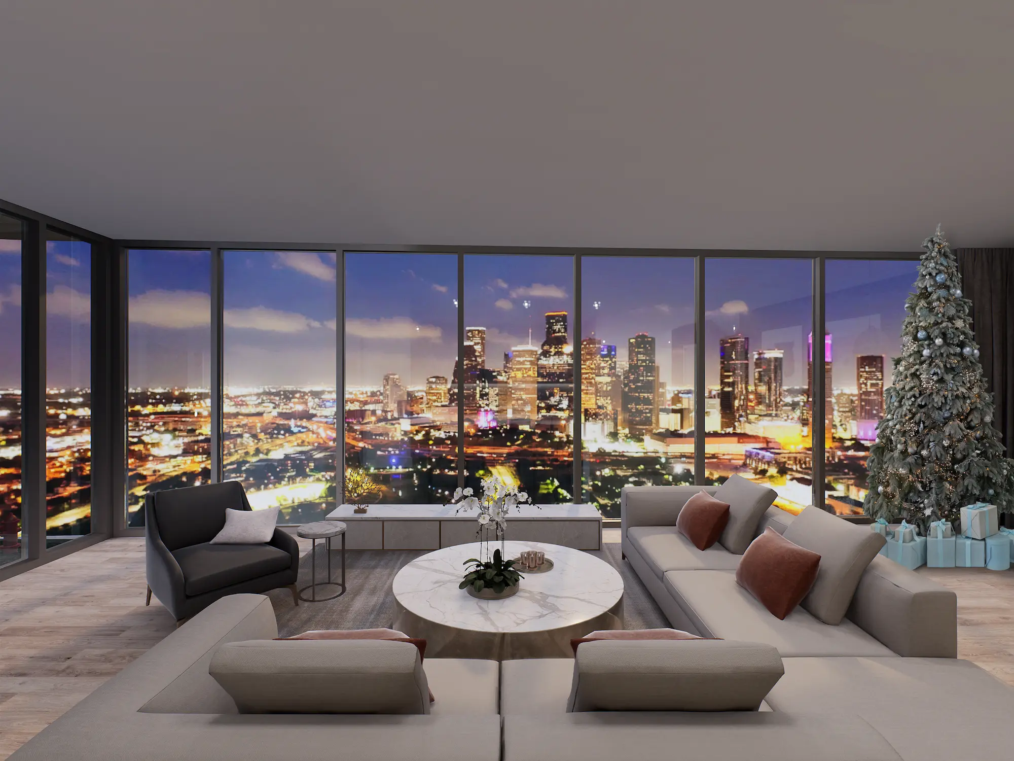 This time next year, you could be basking in the holiday grandeur of your luxury high-rise condo with everything you need and more at Residences at The Allen.