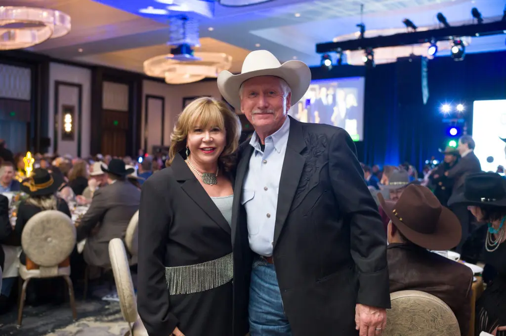 Cyndy Garza Roberts & Thomas Roberts at the TEACH fundraiser at the Post Oak Hotel. (Photo by Daniel Ortiz)