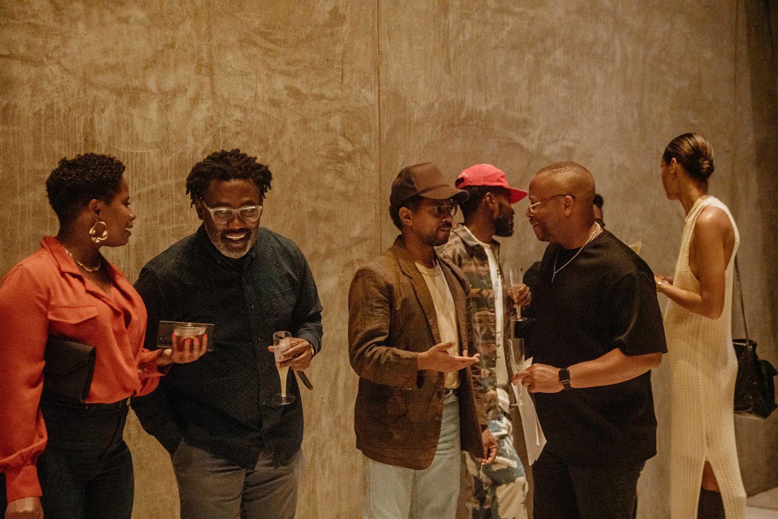 CoolxDad members gathered at the Color Box kickoff event. (Photo by William Issac)
