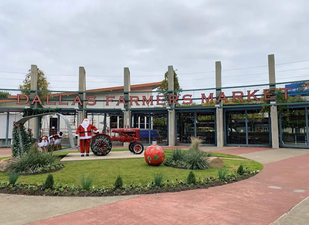 Come visit the Dallas Farmers Market this holiday season. 
