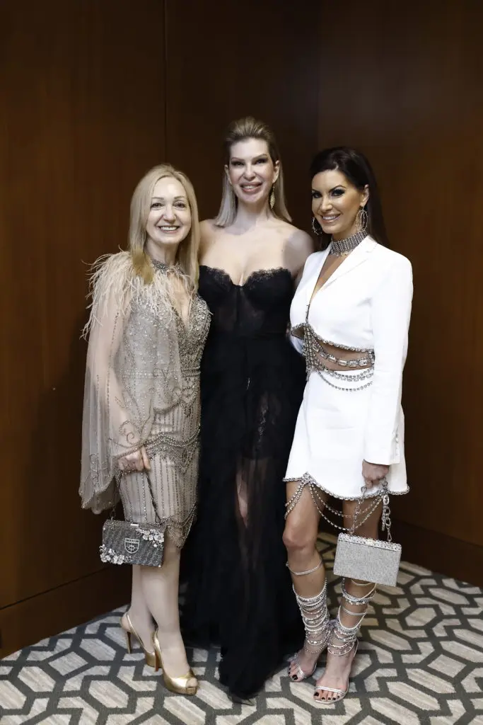 Denise O'Brien, Susan Mobley, Nicole Lassiter at Una Notte in Italia (Photo by Quy Tran)
