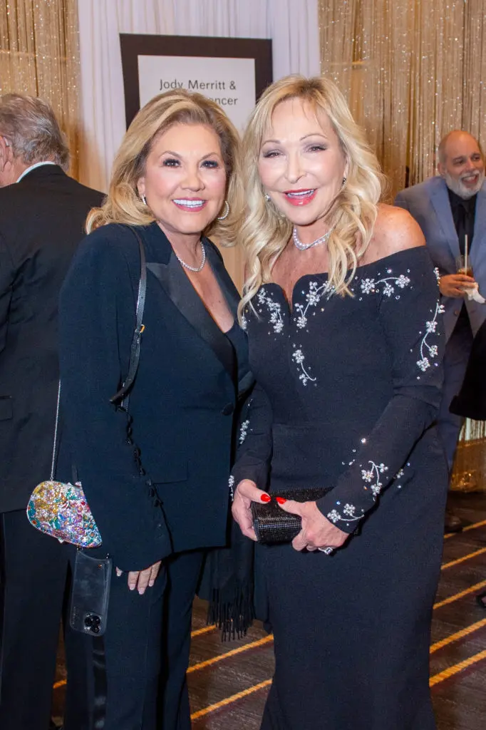 Edna Meyer-Nelson, Julie Brookshire at the Citizens for Animal Protection gala (Photo by Daniel Ortiz)