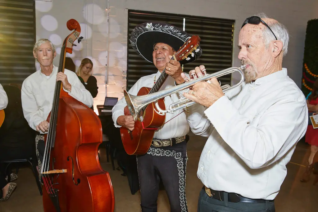 Ernesto’s Music Mariachi Band at the 2022 Spirit of Taos in Dallas.  (Photo by Nate Rehlander)