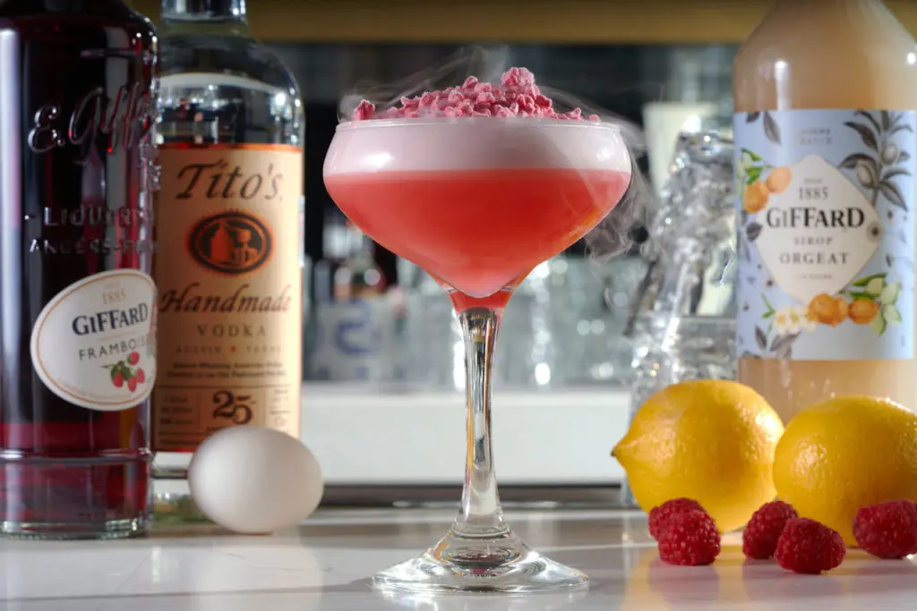 Snowbird offers tons of creative cocktails including this Raspberry Beret. (Photo by Kevin Marple)