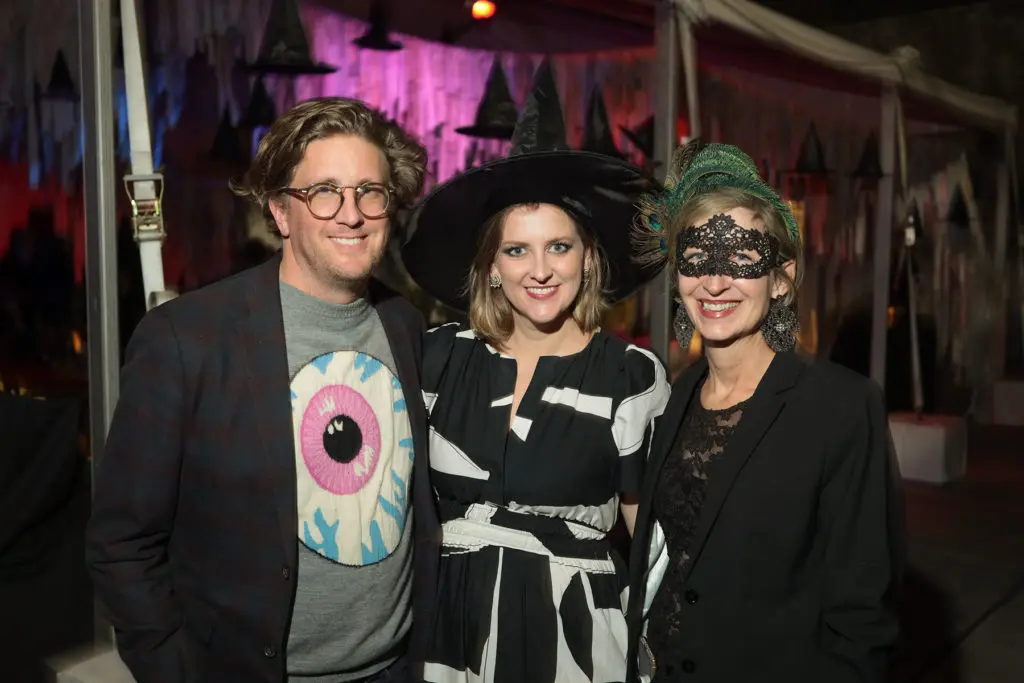 Craft Center executive director Perry Price & Rosemary Price, Mary Headrick at Houston Center for Contemporary Craft Martini Madness (Photo by Katy Anderson)