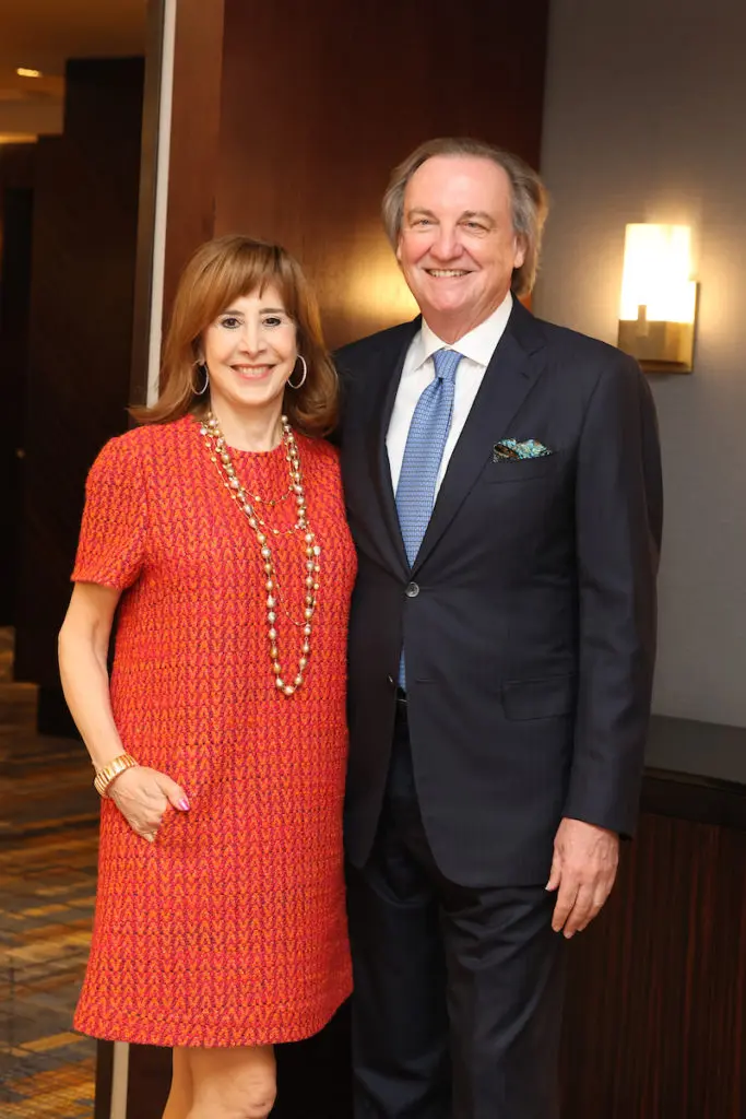 Vicki West & Ralph Burch at Holocaust Museum Houston Guardian of the Human Spirit Award luncheon.