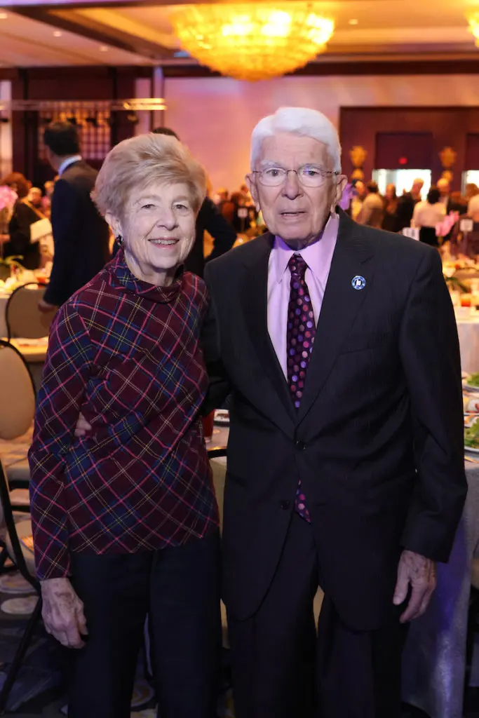 Laurie & Dr. Milton Boniuk at Holocaust Museum Houston Guardian of the Human Spirit Award luncheon.