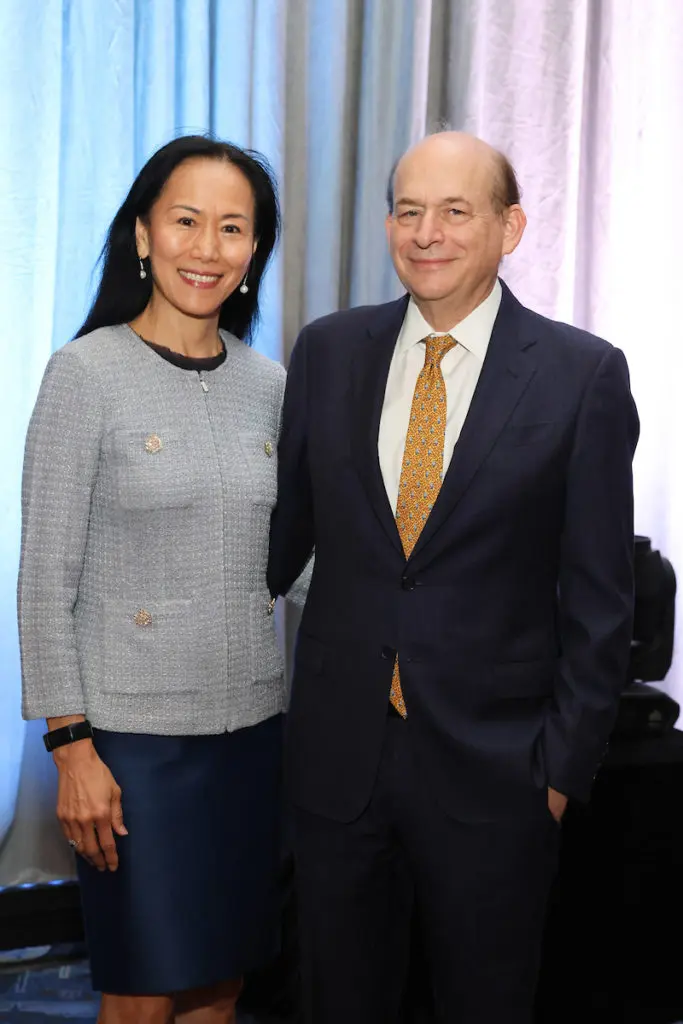 Holocaust Museum Houston Guardian of the Human Spirit Award honorees Y. Ping Sun & David Leebron