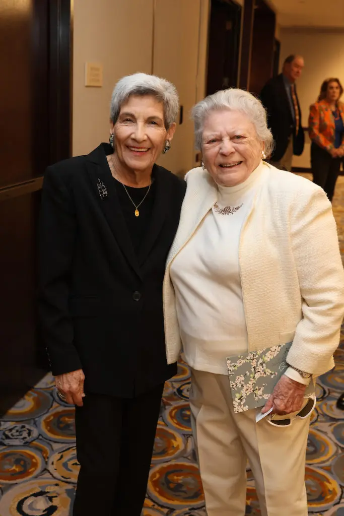 Holocaust Survivors Chaja Verveer, Dr. Anna Steinberger at Holocaust Museum Houston Guardian of the Human Spirit lucheon.