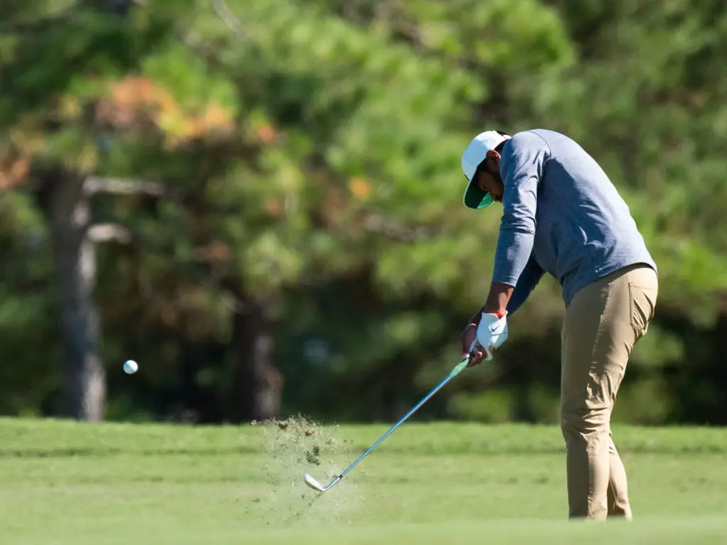 Tony Finau kept hitting fairways at Memorial Park. (Photo by F. Carter Smith)