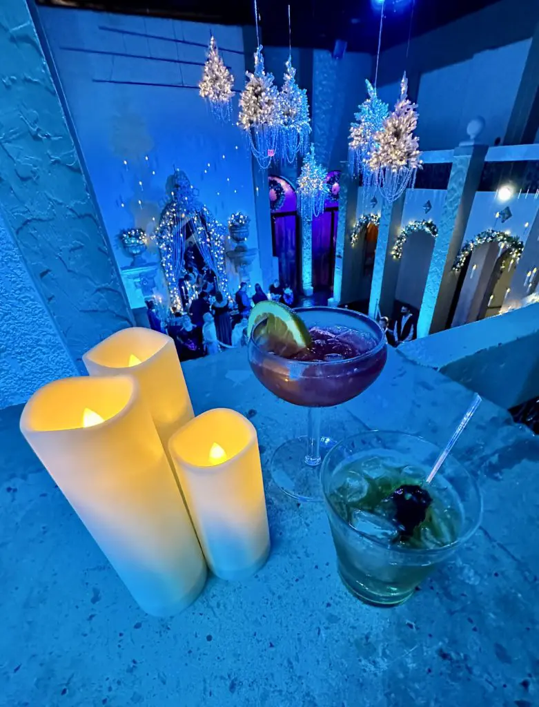 Guests can sip on The Sword of Godric Gryffindor, a ruby-hued bourbon-based drink.