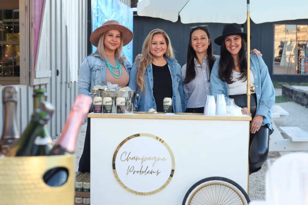 Champagne Problems' Sandra Mendez, Krystin Balli, Tirsay Benitez, Sonya Winfree (Photo by Chris Pierre Bachman)