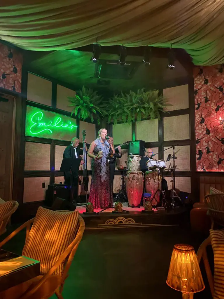 Musicians from Cuba keep the bossa nova beat going throughout the night at Emilia's Havana. (Photo by Shelby Hodge)