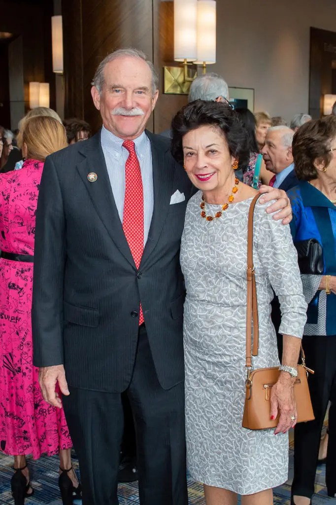 Marty & Kathy Goossen at Holocaust Museum Houston Guardian of the Human Spirit Award luncheon.