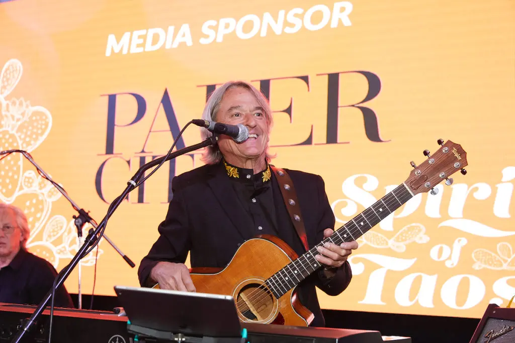 The Jimmy Stadler Band at the 2022 Spirit of Taos in Dallas.  (Photo by Nate Rehlander)