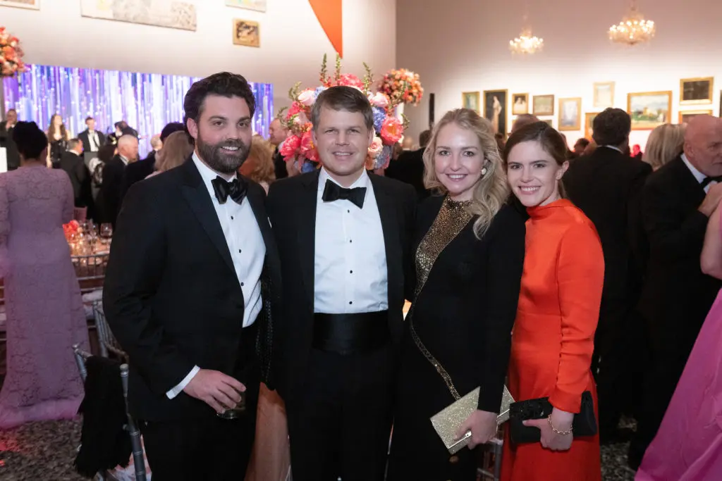 Keefer Lehner, Alex & Ali Weaver, Laura Lehner at the Museum of Fine Arts Houston Grand Gala Ball   (Photo by Jenny Antill)