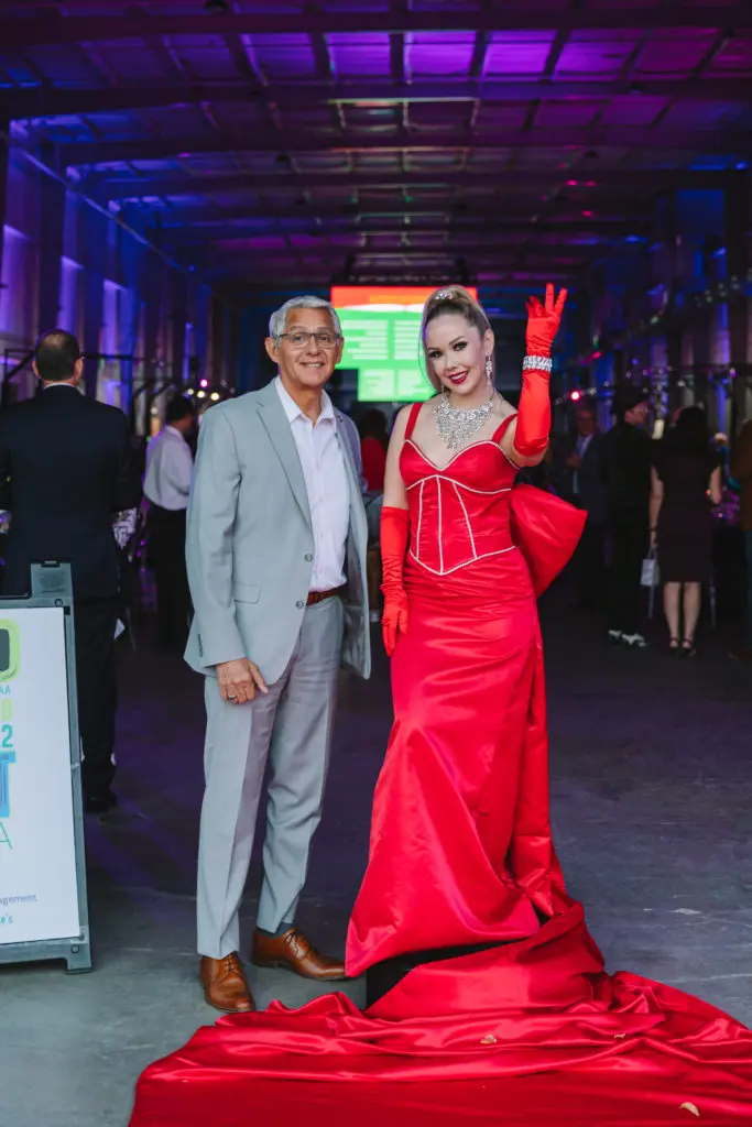 Council Member Robert Gallegos, Cara McGarrah at the Houston Arts Alliance Add on Art Gala (Photo by Johnny Than)